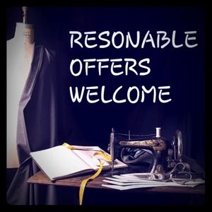 Resonable Offers are always welcome